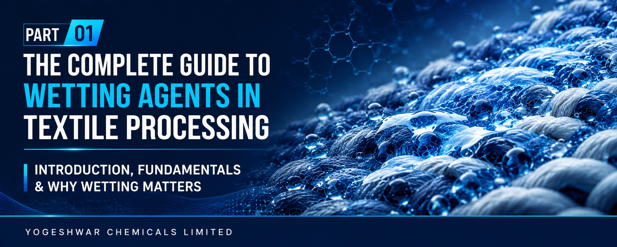 The Complete Guide to Wetting Agents in Textile Processing : Part 1 – Introduction, Fundamentals & Why Wetting Matters