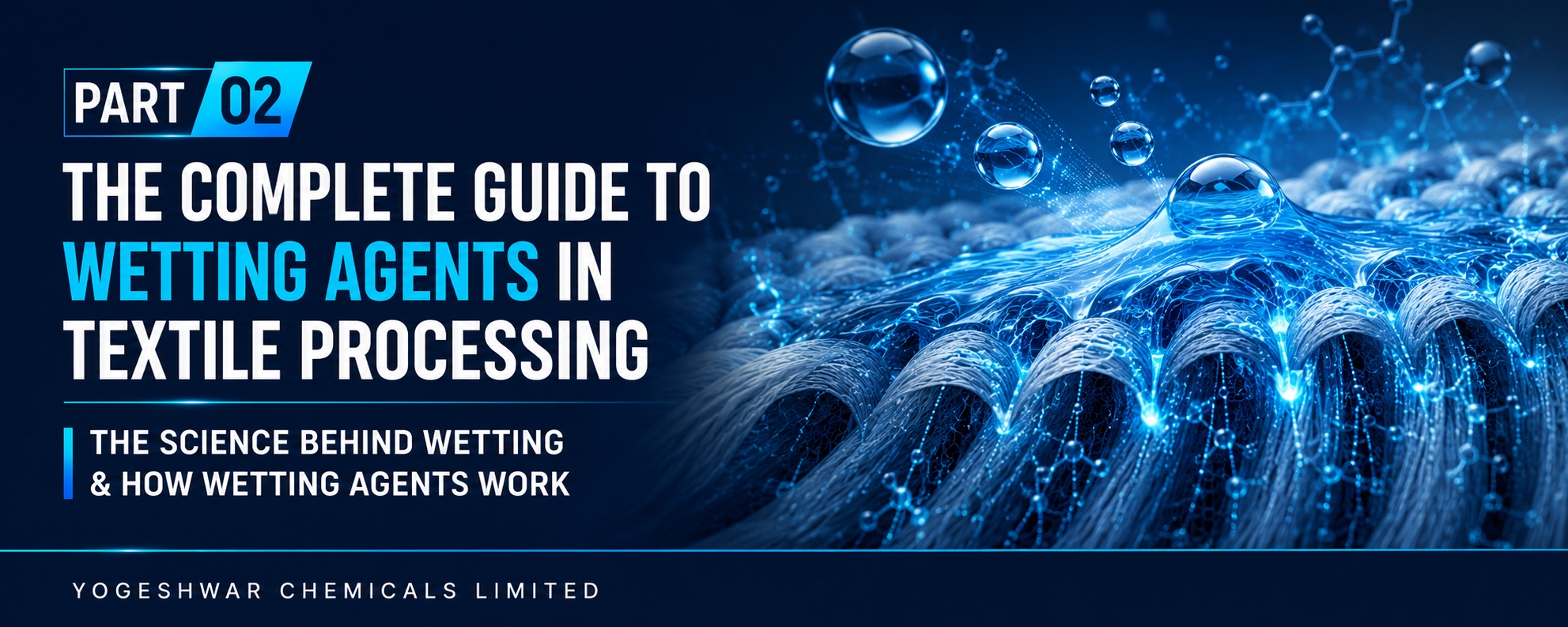 The Complete Guide to Wetting Agents in Textile Processing :  Part 2 – The Science Behind Wetting & How Wetting Agents Work