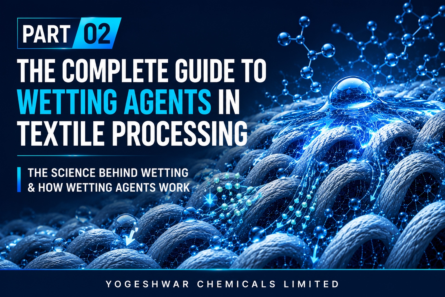The Complete Guide to Wetting Agents in Textile Processing :  Part 2 – The Science Behind Wetting & How Wetting Agents Work