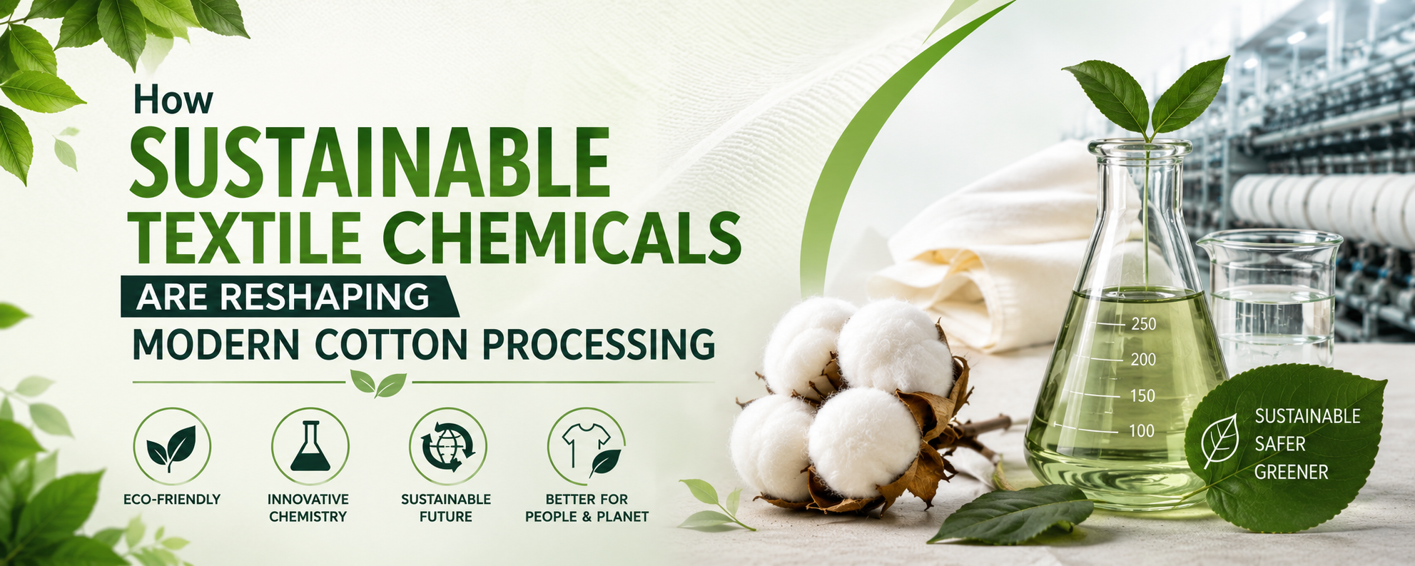 How Sustainable Textile Chemicals Are Reshaping Modern Cotton Processing