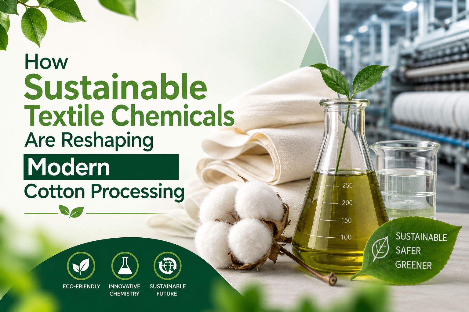 How Sustainable Textile Chemicals Are Reshaping Modern Cotton Processing